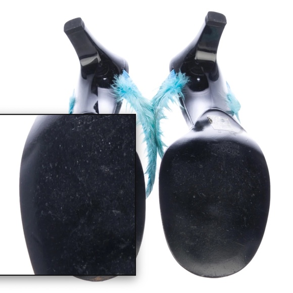 Gucci Duck Feathers Slides - Picture 9 of 9